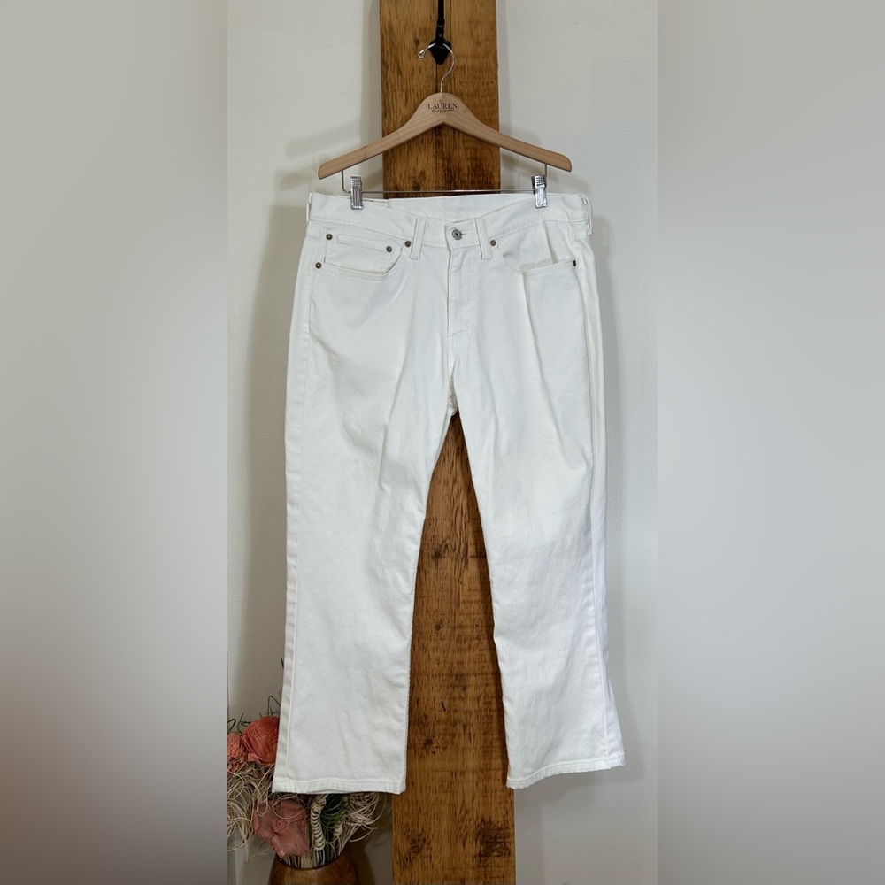 Levi's White Straight Men's Jeans